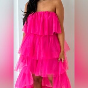 Pink Tulle Dress